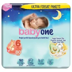 Babyone Yeni Gece Bebek Bezi 6 Beden XL Ultra Fırsat Paketi 80 Adet